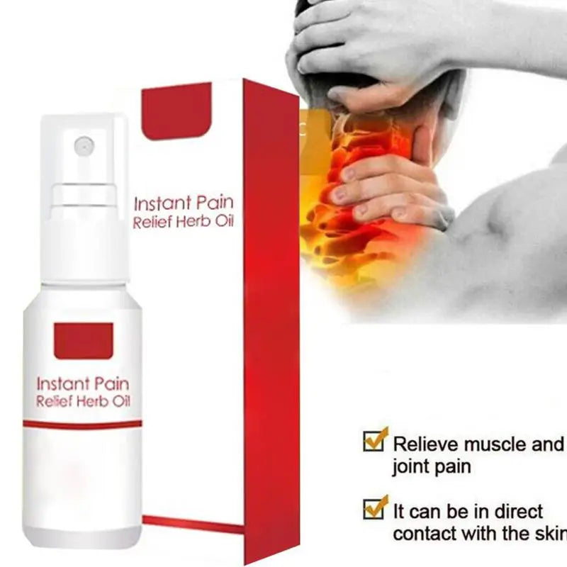 Instant Arthritis Pain Relief Herb Oil Spray