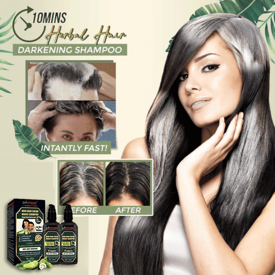 Argan Speedy Hair Color Shampoo - CONDITIONER AND REPAIR ( Dark Black )