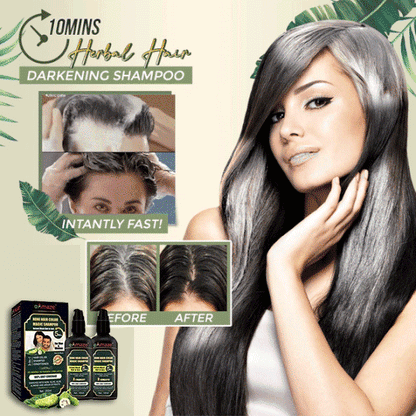 Argan Speedy Hair Color Shampoo - CONDITIONER AND REPAIR ( Dark Black )