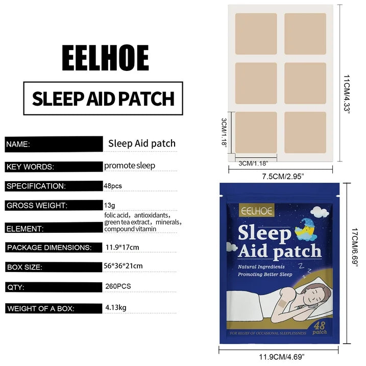 48pcs Natural sleeping Aid Sleep Patches