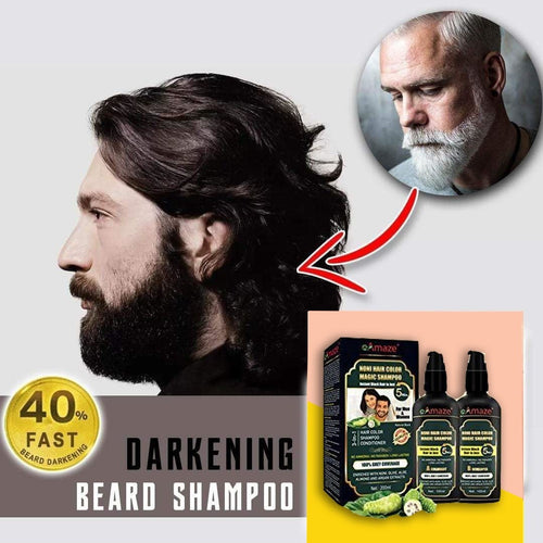 Argan Speedy Hair Color Shampoo - CONDITIONER AND REPAIR ( Dark Black )