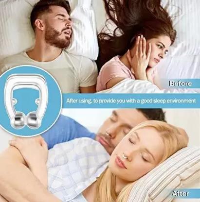 Anti Snoring Nose Clips For Men & Women - Pack of 4