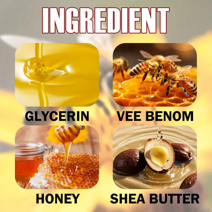 BeeRelief™ - Bee Venom Dry Crack Cream 🐝✨  Deep Moisturizing & Hydrating for Hands, Feet & Body
