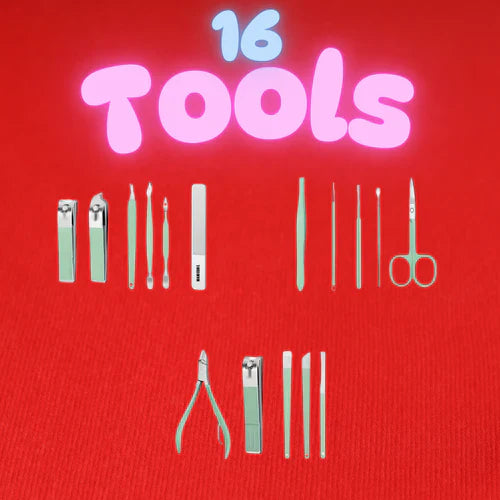 Portable Steel Nail Care Set