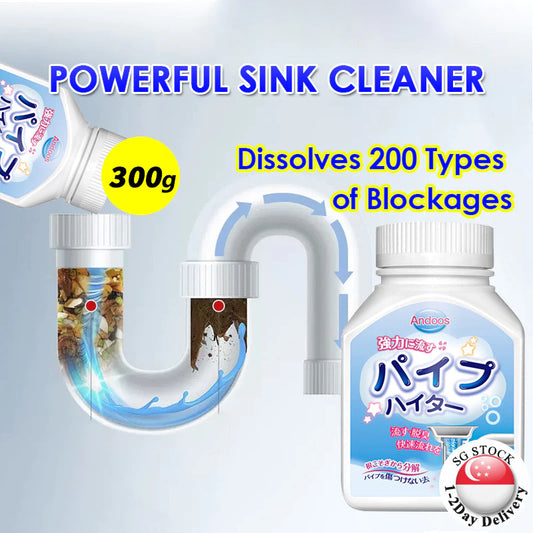 Japan Powerful Sink Drainer Cleaner 💧🚿